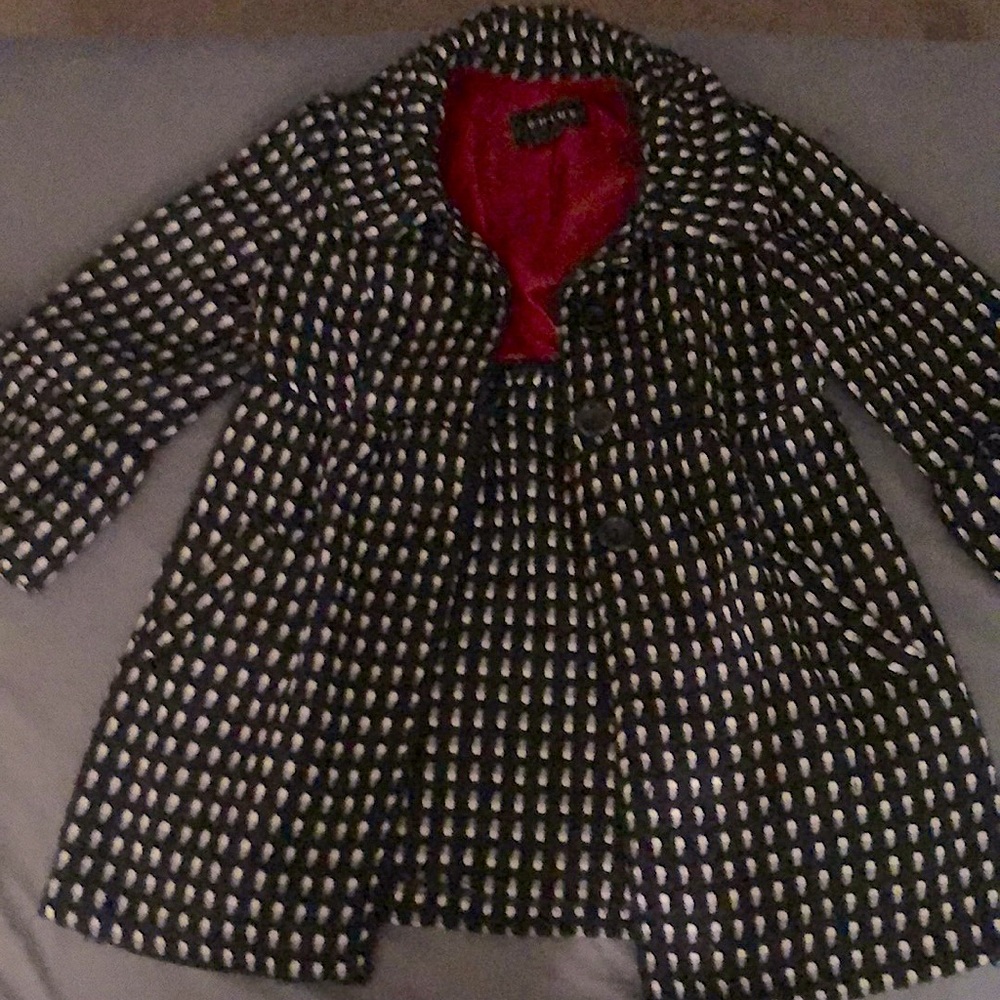 Short Peplum Style Chime Coat